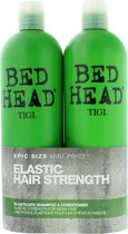 TIGI - Bh Elasticate Tween Set, Shampoo 75ml/Conditioner 75ml - Elastic Strength For Weak Hair -