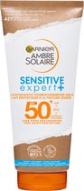 Garnier Ambre Solaire Sensitive Expert + Cardboard Tube Zonnebrandmelk SPF 50+ - 200 ml
