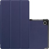 Hoesje Geschikt voor Samsung Galaxy Tab A7 Lite Hoesje Case Hard Cover Hoes Book Case - Donkerblauw