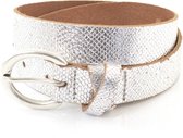 Kidzzbelts Meisjesriem 2075 - Zilver - 85 cm