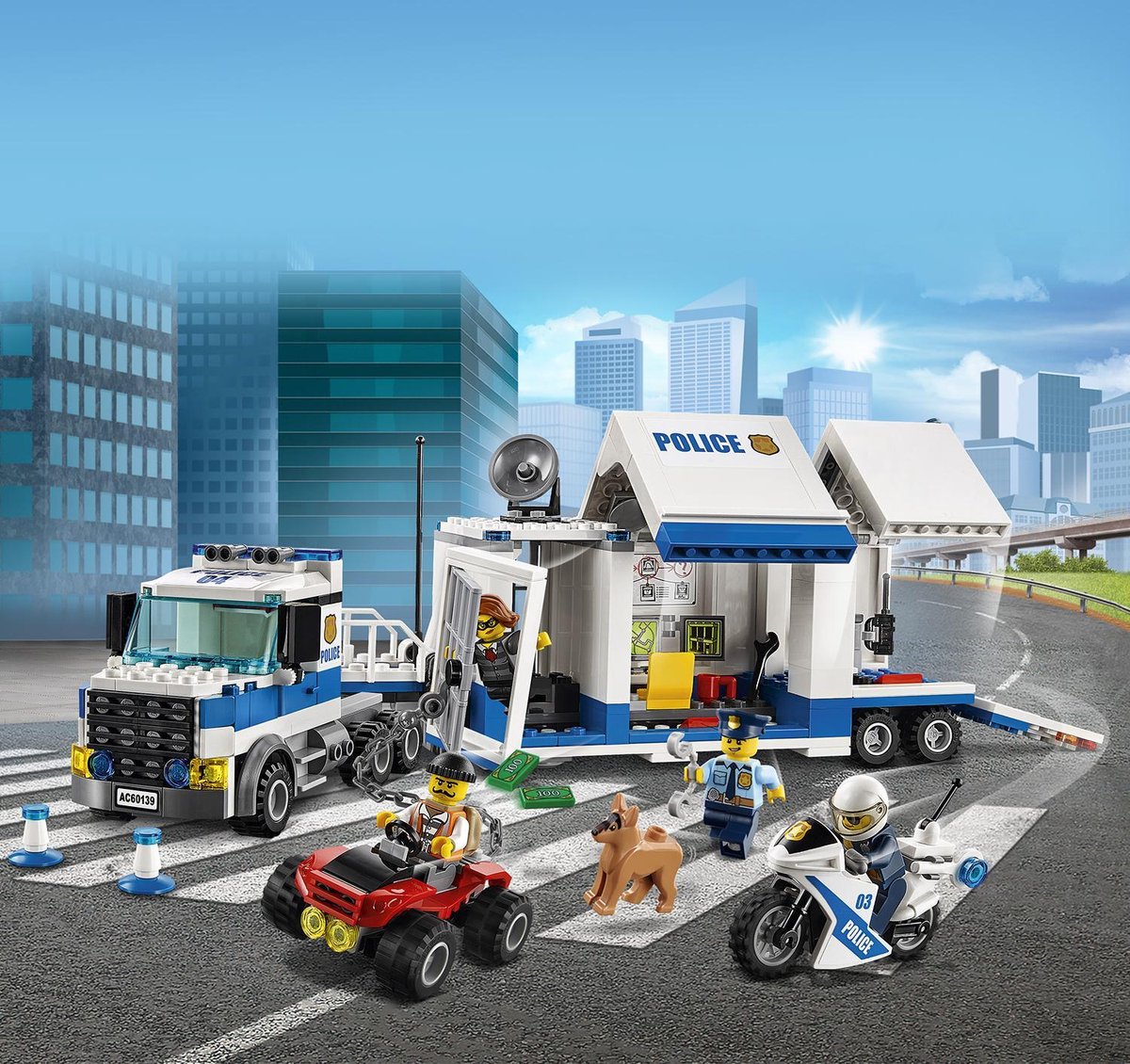 LEGO City Politie Mobiele Commandocentrale - 60139 | bol.com
