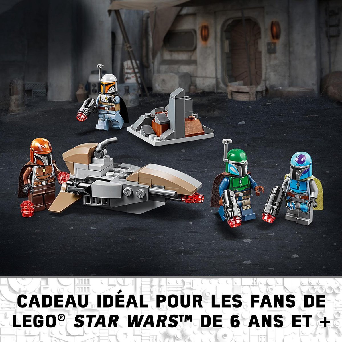 LEGO Star Wars Mandalorian Battle Pack 75267 Shock Troopers and Speeder  Bike Building Kit (102 Pieces) 