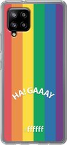 6F hoesje - geschikt voor Samsung Galaxy A42 -  Transparant TPU Case - #LGBT - Ha! Gaaay #ffffff