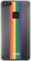 6F hoesje - geschikt voor Huawei P10 Lite -  Transparant TPU Case - #LGBT - Vertical #ffffff