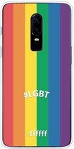 OnePlus 6 Hoesje Transparant TPU Case - #LGBT - #LGBT #ffffff