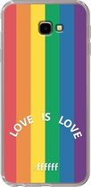 6F hoesje - geschikt voor Samsung Galaxy J4 Plus -  Transparant TPU Case - #LGBT - Love Is Love #ffffff