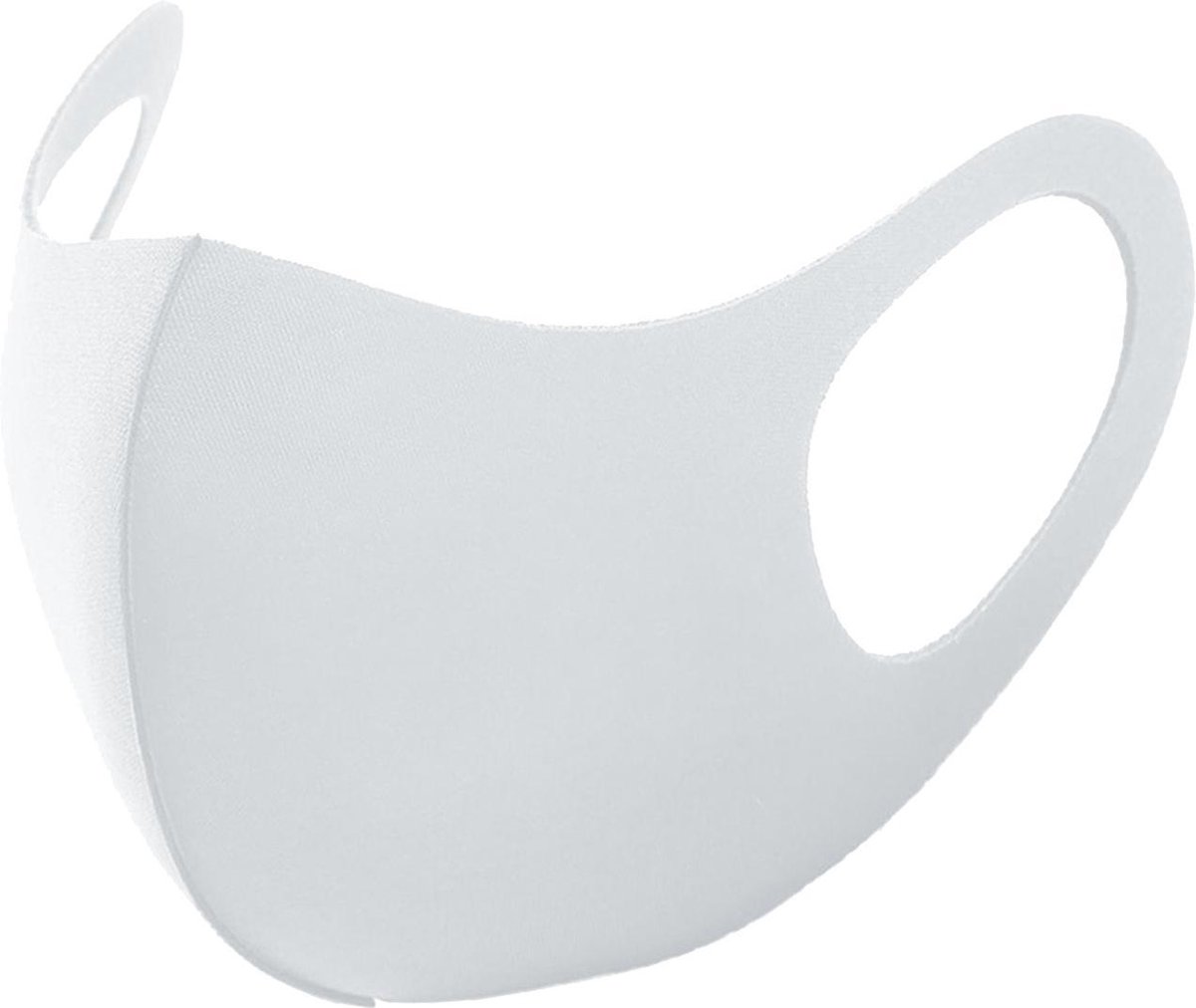 Wasbaar Mondkapje Wit Wasbaar Mondmasker Elastisch Mondkapjes