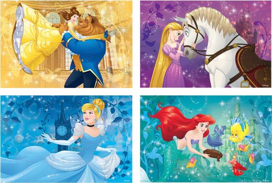 Disney 4in1 - Prinses - Disney Puzzel - vanaf 4 jaar | bol
