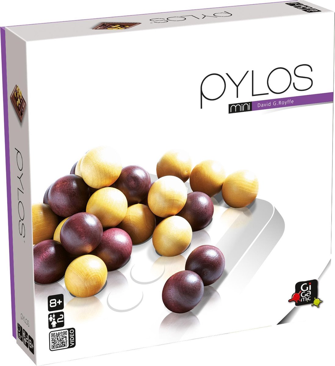 Gigamic - Pylos Mini - Compacte editie van het abstracte, tactische spel voor 2 spelers - NL EN DU FR SP IT — cadeau in Spellen & Speelgoed - foto 4