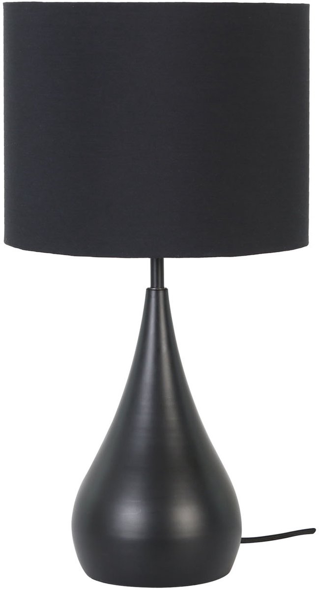 Bol.com Light & Living Tafellamp Svante - Zwart - Ø28cm - Modern aanbieding