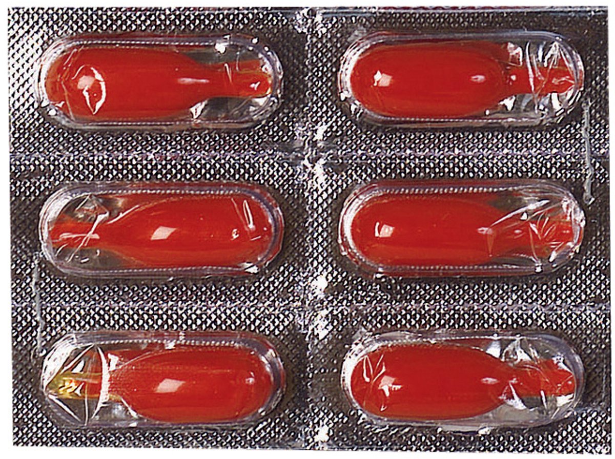 RUBIES FRANCE - 6 Nep bloed capsules