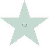 ESTAhome fotobehang grote ster mintgroen - 158841 - 1.86 x 2.79 m