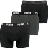 PUMA 3-Pack Boxers Zwart / Grijs Heren