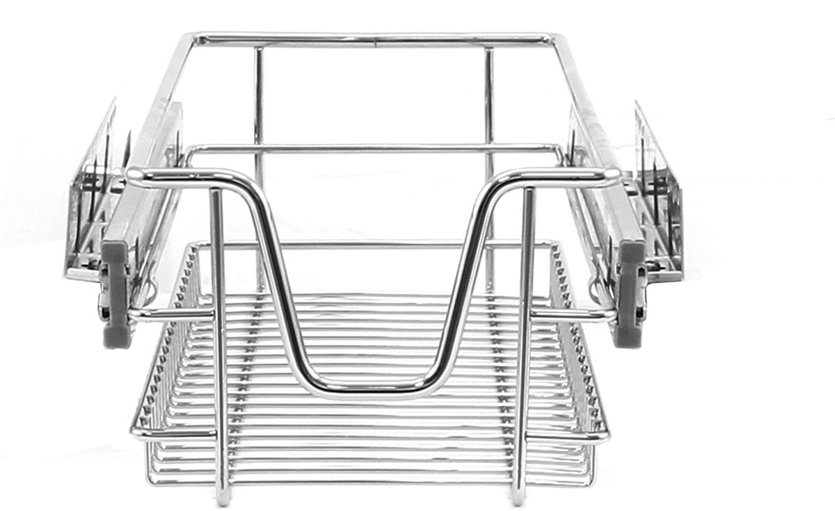 5-delige telescopische schuifladen - rvs - 300 mm - soft-close
