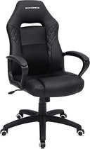 Bureaustoel - Bureaustoel voor volwassenen - Bureaustoel ergonomisch - 70 x 64 x (106-116) cm - Zwart