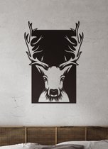Wanddecoratie dieren | Hert - XL (55x80cm)