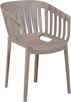 Beliani DALLAS - Eetkamerstoel - beige - synthetisch materiaal