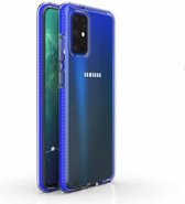 Voor Samsung Galaxy S20 + TPU tweekleurige schokbestendige beschermhoes (blauw)
