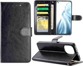Voor Xiaomi Mi 11 Crazy Horse textuur lederen horizontale flip beschermhoes met houder & kaartsleuven & portemonnee & fotolijst (zwart)