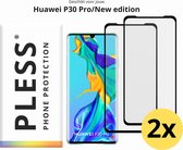 Huawei P30 Pro New Edition Screenprotector Glas - 2x - Pless®