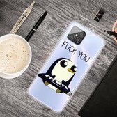 Voor Huawei Nova 8 SE Gekleurde tekening Clear TPU beschermhoesjes (Penguin)