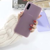 Voor Galaxy A50 1,5 mm vloeibare emulsie doorschijnende TPU-hoes (roze)