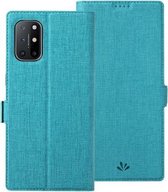 Voor OnePlus 8T ViLi K-serie schokbestendig TPU + PU lederen magnetische gesp horizontale flip case met kaartsleuven & portemonnee & houder (blauw)