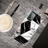 Voor Samsung Galaxy A72 5G A-serie marmeren patroon TPU beschermhoes (HC-A7)