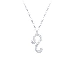 zilveren sterrenbeeld ketting leeuw | zodiac sign leo ketting dames | Zilverana | sieraden vrouw | Sterling 925 Silver