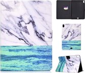 Voor iPad Pro 11 inch (2018) TPU Horizontale Flip Leren Case met Houder & Kaartsleuf & Slaap- / Wekfunctie (Oceaan)