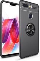Schokbestendig TPU-hoesje voor Xiaomi Mi 8 Lite, met houder (zwart)