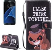 Voor Galaxy S8 + / G9550 Rose Dont Touch My Phone Pattern Horizontale flip lederen hoes met houder & kaartsleuven en portemonnee