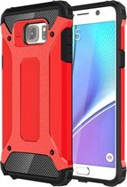 Voor Galaxy Note 5 / N920 Tough Armor TPU + pc combinatiebehuizing (rood)