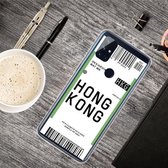 Voor OnePlus Nord N10 5G Boarding Pass Series TPU beschermhoes voor telefoon (Hong Kong)
