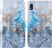 Voor Samsung Galaxy A10e & A20e 3D-schilderij Gekleurd tekeningpatroon Horizontaal Flip TPU + PU-lederen hoes met houder & kaartsleuven & portemonnee & lanyard (Melkweg)