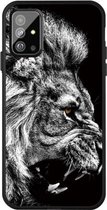 Voor Galaxy S20 + Pattern Printing Embossment TPU Mobile Case (Lion)