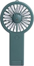 Mini kleurrijke veranderende lichtventilator Draagbare cartoon USB-oplaadventilator (donkerblauw)