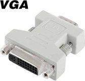 Let op type!! DVI-I 24 + 5 Pin vrouwtje naar VGA 15 Pin mannetje Converter Adapter
