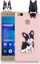 Voor Huawei P9 Lite 3D Cartoon patroon schokbestendig TPU beschermhoes (schattige hond)