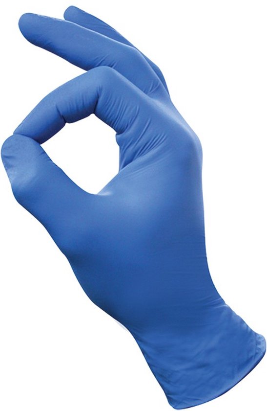 Soft Nitril Handschoenen Blauw - 200 stuks - L | bol.com