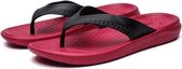 Lichtgewicht en comfortabele draagbare strandschoenen pantoffels voor heren (kleur: rood, maat: 43)