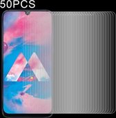 Voor Samsung Galaxy A40s 50 STKS Half-scherm transparant gehard glasfilm