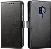Voor Galaxy S9 GUSSIM zakelijke stijl horizontale flip lederen tas met houder en kaartsleuven en portemonnee (zwart)