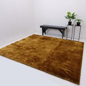 Vloerkleed Xilento Sparkle Mustard | 200 x 300 cm