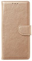 BixB Samsung A72 hoesje - Samsung Galaxy A72 hoesje - Book Case Wallet - Goud