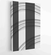 Earth tones Hand drawn organic shape art design for wall framed prints, canvas prints, poster, home decor, cover, wallpaper. 2 - Moderne schilderijen – Vertical – 1881909733 - 80*6
