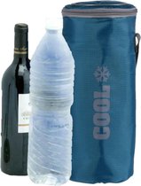 Koeltas fleskoeler blauw 12 x 29 cm - Koeltassen - Fleskoeler
