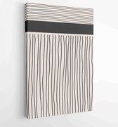Earth tones organic shape Art design for poster, print, cover, wallpaper, Minimal and natural wall art. 1 - Moderne schilderijen – Vertical – 1873831111 - 50*40 Vertical