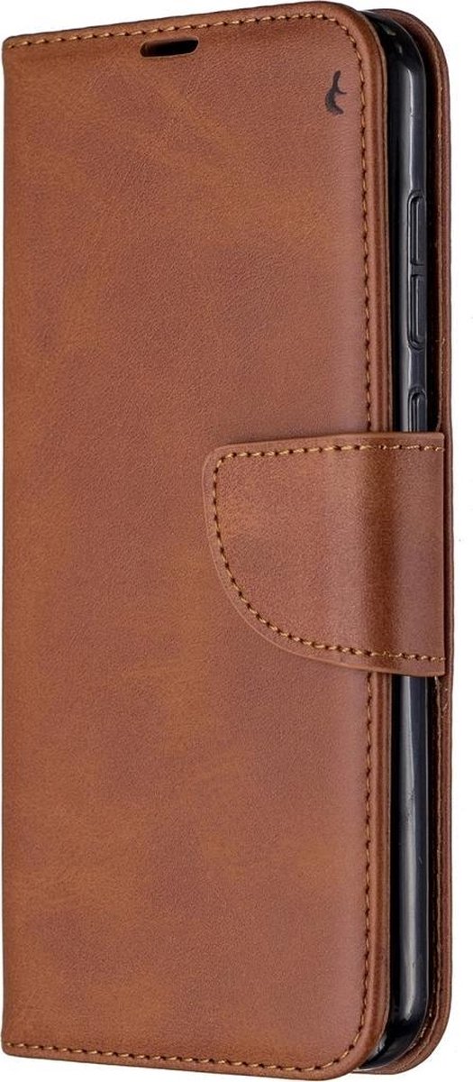 Mobigear Telefoonhoesje geschikt voor Nokia 2.3 Hoesje | Mobigear Excellent Bookcase Portemonnee | Pasjeshouder voor 3 Pasjes | Telefoonhoesje voor Pinpas / OV Kaart / Rijbewijs - Bruin