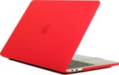 Apple MacBook Pro 16 (2019) Case - Mobigear - Matte Serie - Hardcover - Rood - Apple MacBook Pro 16 (2019) Cover